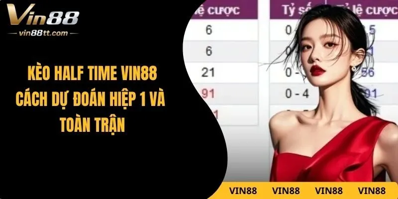 Kèo Half Time VIN88 – Cách Dự Đoán Hiệp 1 Và Toàn Trận